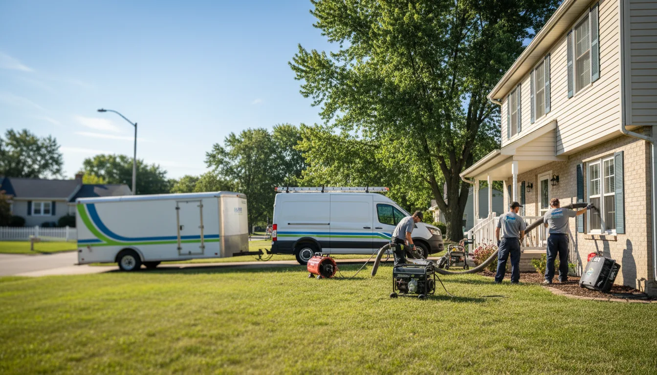 Flooded Basement Restoration And Cleanup With Repair in Zoar, OH near me
